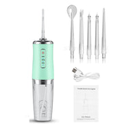 Electric Cordless Water Flosser with Four Nozzles