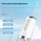 Electric Cordless Water Flosser with Four Nozzles