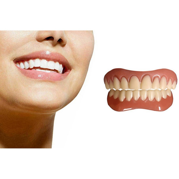 2 Pairs of Smile Fake Teeth Veneer