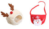 Christmas Pet Hat with Bandana Set