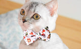 Christmas Pet Collar with Two Bow Ties Set