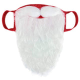 Christmas Santa Beard Face Mask Costume for Adults For Xmas Cosplay Party