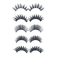 5 Pairs False Eyelashes with Christmas Gift Box