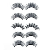 5 Pairs False Eyelashes with Christmas Gift Box