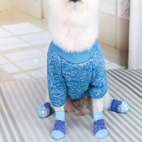 4Pcs Pet Winter Warm Socks