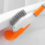 Duck Shaped Toilet Brush with Base for Deep Cleaning Bathroom