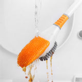 Duck Shaped Toilet Brush with Base for Deep Cleaning Bathroom