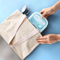 Collapsible Silica Gel Outdoor Lunch Box Leakproof Folding Food Storage Food Preparation Container That Can Be Separated