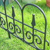 8-Piece Garden Plastic Fence Border Edging Panel Lawn Covers Yard Outdoor Decor