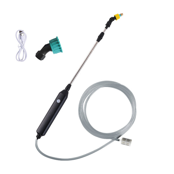 Portable Telescopic Gardening Electric Sprayer Adjustable Sprinkler with 2 Nozzles and 3M Hose for Yard Lawn Weeds Plants