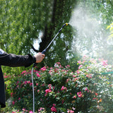 Portable Telescopic Gardening Electric Sprayer Adjustable Sprinkler with 2 Nozzles and 3M Hose for Yard Lawn Weeds Plants