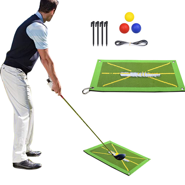 Golf Training Mat for Swing Detection Batting Golf Hitting Mat Golf Training Aid Equipment