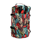 Large Capacity Flower Pattern Travel Duffle Bag Sport Gym Backpack