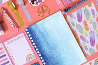 DIY Journal Kit with Scrapbooking Supplies Stickers