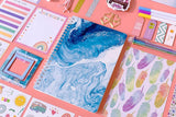 DIY Journal Kit with Scrapbooking Supplies Stickers