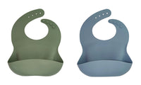 Set of 4Pcs Silicone Baby Bibs