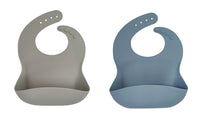 Set of 4Pcs Silicone Baby Bibs