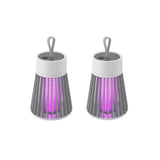 2Pcs USB Charging Portable Mosquito Lamp Grey