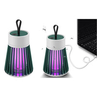 2Pcs USB Charging Portable Mosquito Lamp Green