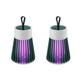 2Pcs USB Charging Portable Mosquito Lamp Green