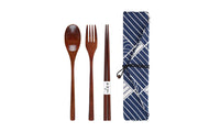 Wooden Flatware Tableware Cutlery Set