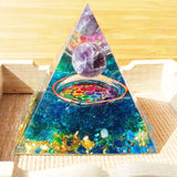 Orgonite Pyramid Resin Desktop Ornament