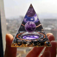 Orgonite Pyramid Resin Desktop Ornament