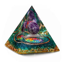 Orgonite Pyramid Resin Desktop Ornament