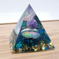 Orgonite Pyramid Resin Desktop Ornament