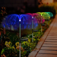 Set of 2Pcs Solar Powered Jellyfish Light