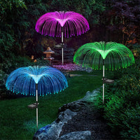 Set of 2Pcs Solar Powered Jellyfish Light