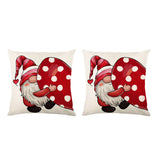 2Pcs Valentine's Day Print Cushion Cover Sofa Throw Pillowcase Pillow Cover Home Decor