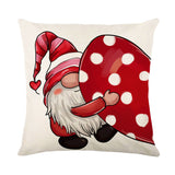 2Pcs Valentine's Day Print Cushion Cover Sofa Throw Pillowcase Pillow Cover Home Decor