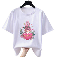 2Pcs Valentine's Day Heat Transfer Film Sticker DIY Iron on Patch for T-shirt Clothes