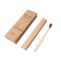 10Pcs Soft Bristles Bamboo Toothbrush Set Color Bristle Tooth Brushes Eco Friendly Natural Bamboo Toothbrush