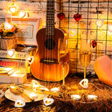 20LEDs Valentine's Day LED Heart String Light Battery Operated Fairy Lights Home Decor