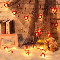 20LEDs Valentine's Day LED Heart String Light Battery Operated Fairy Lights Home Decor