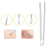 10 Pcs Black Head Remover Pimple Popper Tool Kit