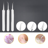 10 Pcs Black Head Remover Pimple Popper Tool Kit