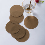 Set of 6Pcs Placemats with Coasters Heat Stain Non-Slip Washable Dining Table Place Mats