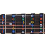 Guitar Fretboard Stickers with 100 Pcs Guitar Picks