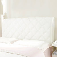 Soft Thicken Quilted Bed Headboard Cover Bed Head Slipcover Dustproof Bed Head Backrest Protector