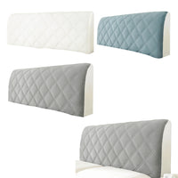 Soft Thicken Quilted Bed Headboard Cover Bed Head Slipcover Dustproof Bed Head Backrest Protector