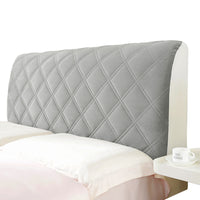 Soft Thicken Quilted Bed Headboard Cover Bed Head Slipcover Dustproof Bed Head Backrest Protector