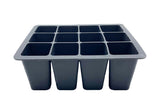 12-Cell Silicone Seed Starter Tray Seedling Pot