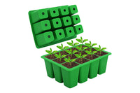 12-Cell Silicone Seed Starter Tray Seedling Pot