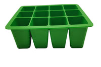 12-Cell Silicone Seed Starter Tray Seedling Pot