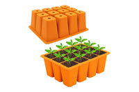 12-Cell Silicone Seed Starter Tray Seedling Pot