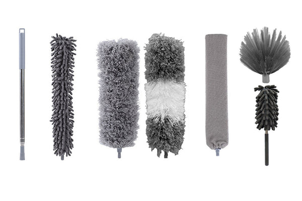 7Pcs Feather Duster Dusting Brush Kit