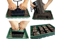 Soil Block Maker with Comfort-Grip Handle